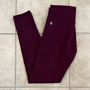 Women’s Fabletics Burgundy High Waisted Leggings